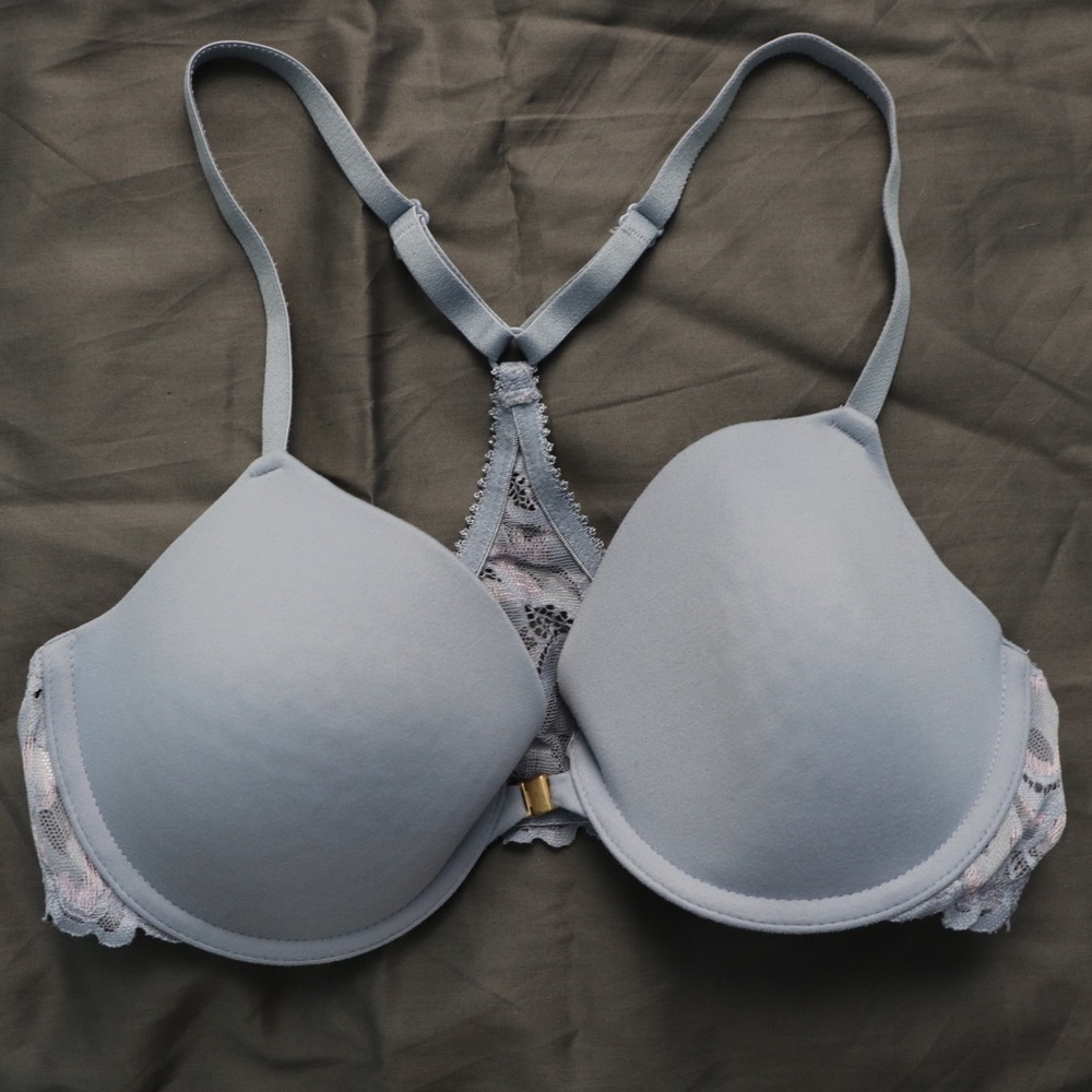 Lavender Front Clasp Bra